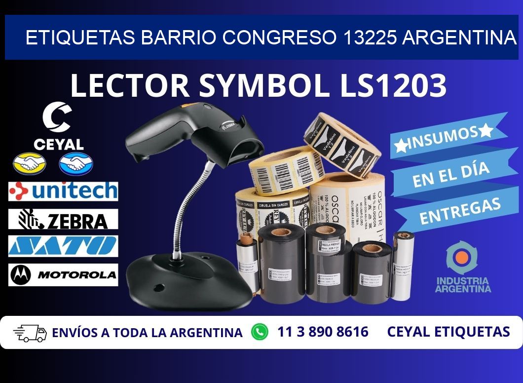 etiquetas barrio congreso 13225 argentina