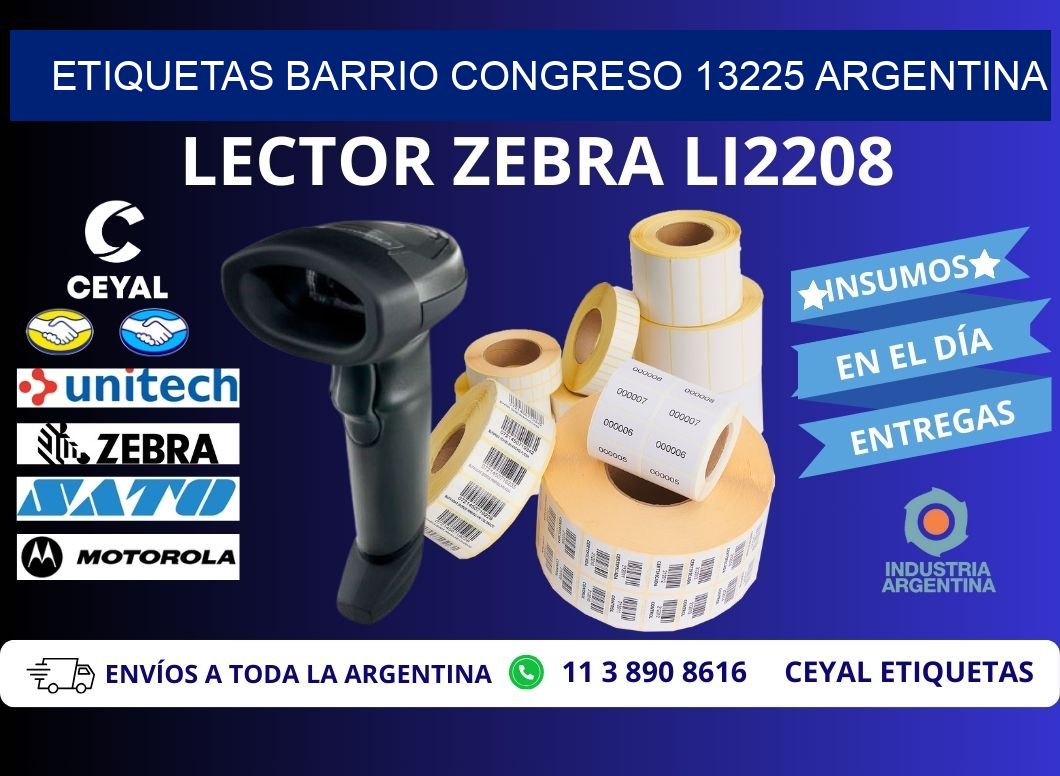 etiquetas barrio congreso 13225 argentina