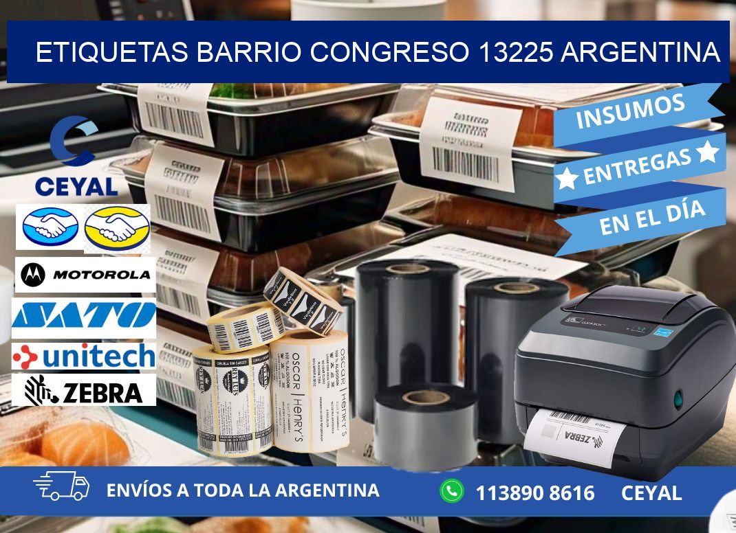 etiquetas barrio congreso 13225 argentina