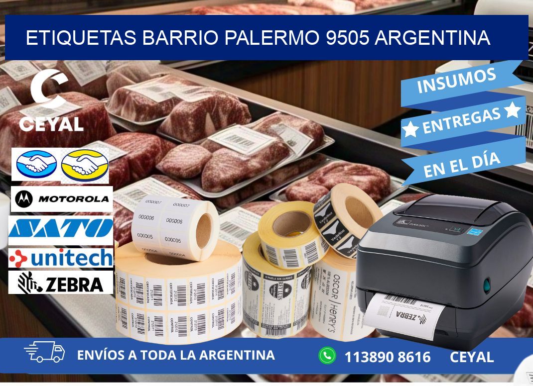 etiquetas barrio palermo 9505 argentina