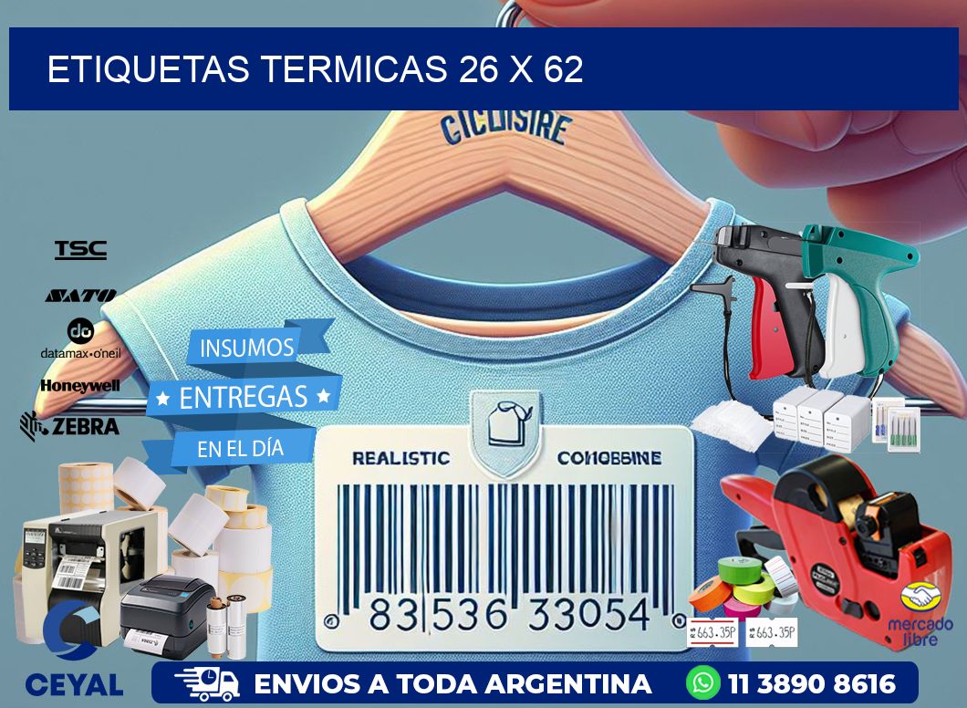 etiquetas termicas 26 x 62