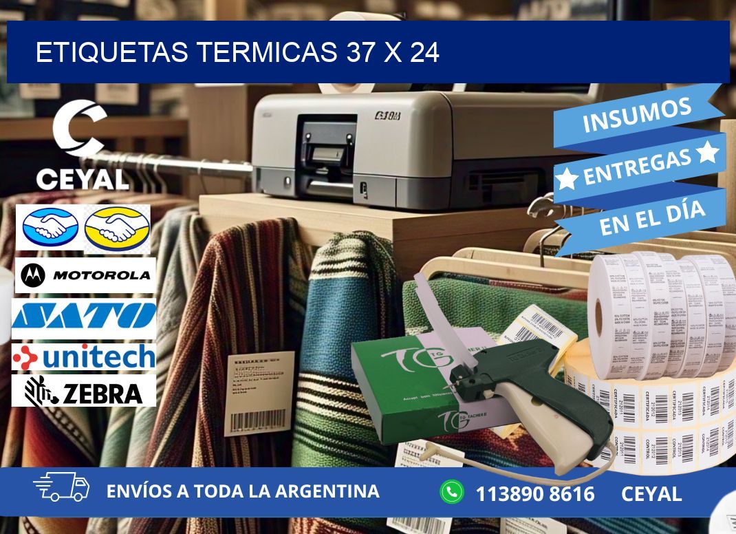 etiquetas termicas 37 x 24