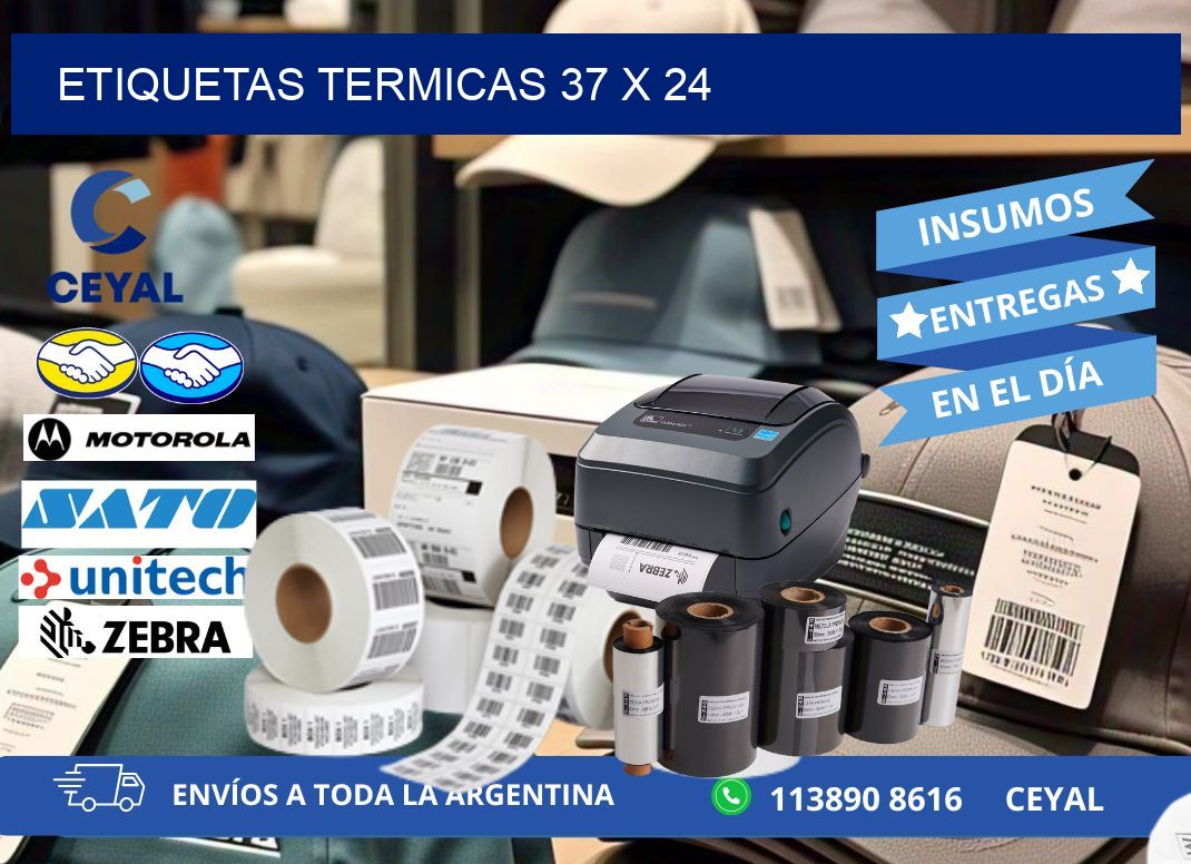 etiquetas termicas 37 x 24