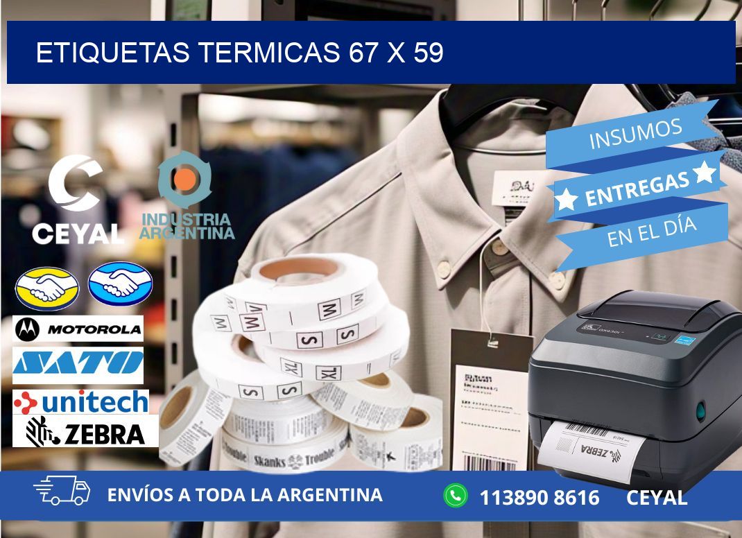etiquetas termicas 67 x 59