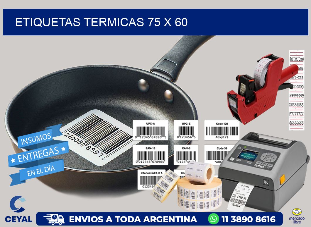 etiquetas termicas 75 x 60