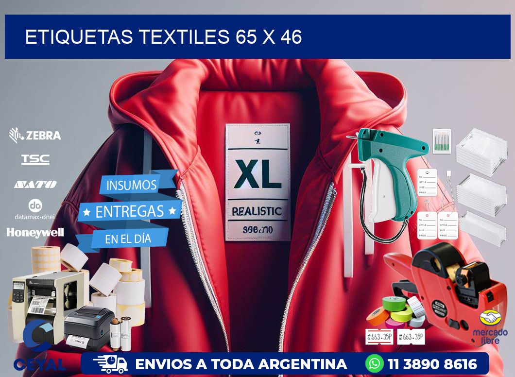 etiquetas textiles 65 x 46