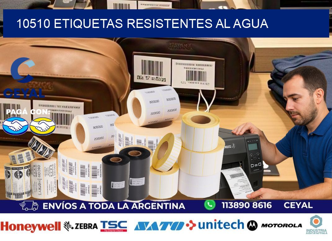 10510 Etiquetas resistentes al agua