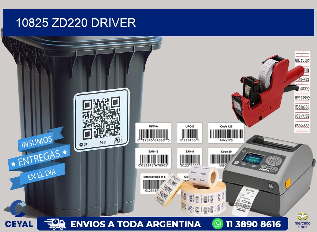 10825 ZD220 driver