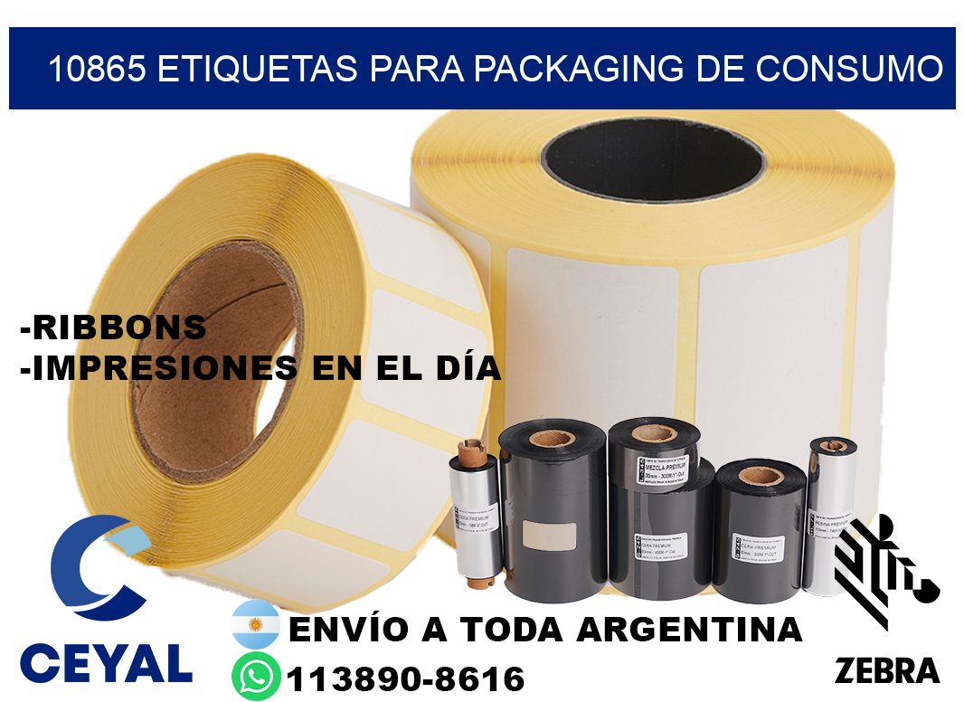 10865 Etiquetas para packaging de consumo