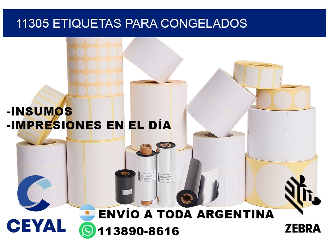 11305 Etiquetas para congelados