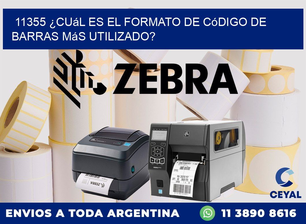 11355 ¿Cuál es el formato de código de barras más utilizado?