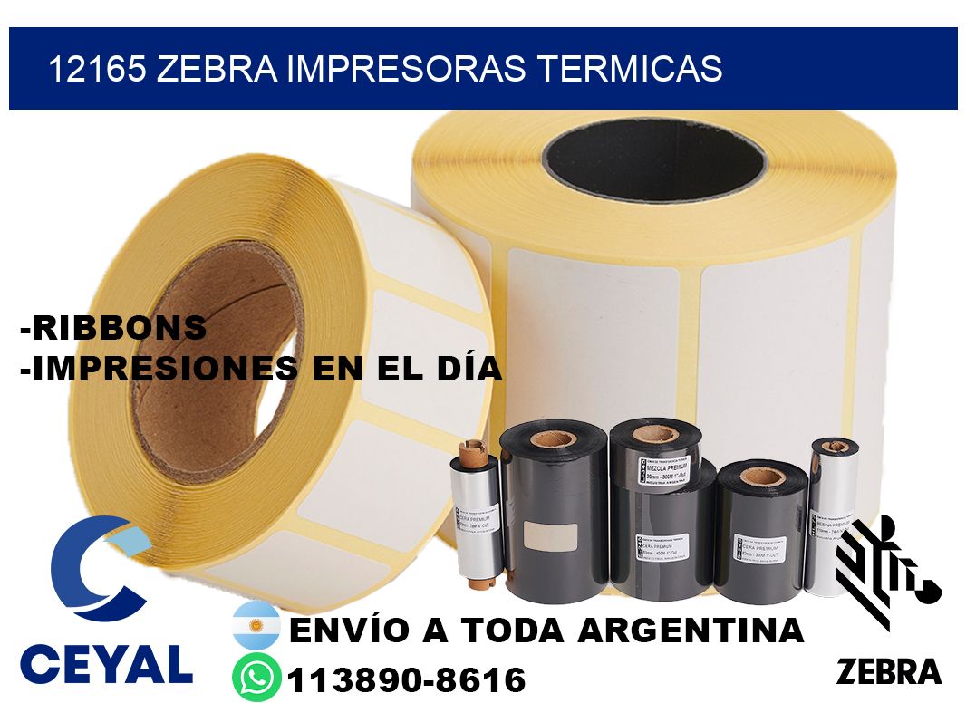 12165 Zebra impresoras termicas