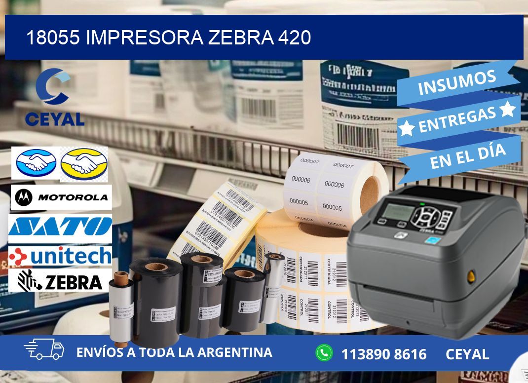 18055 impresora zebra 420