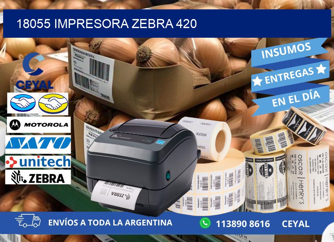 18055 impresora zebra 420