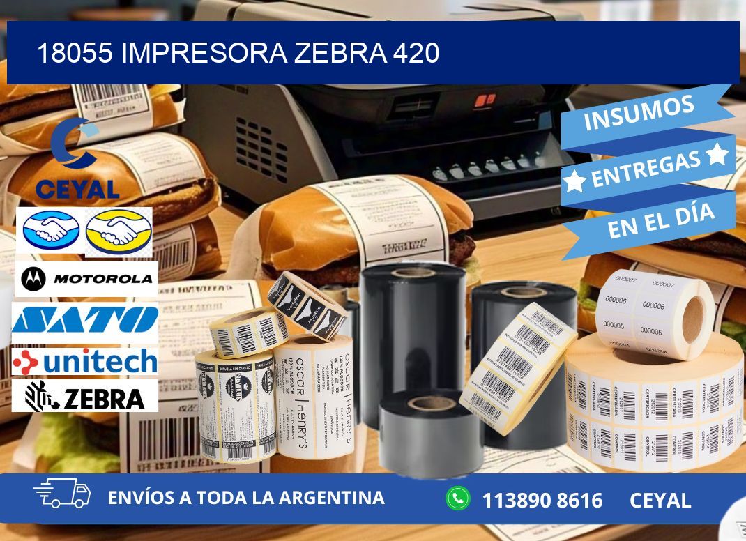 18055 impresora zebra 420