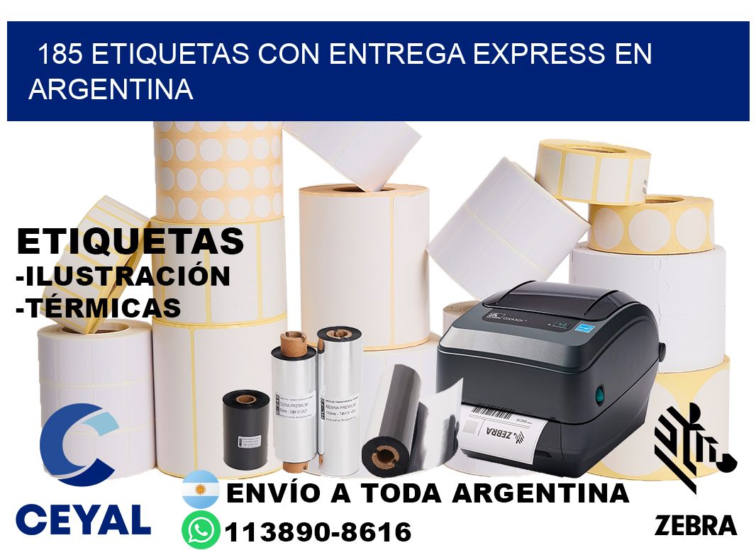 185 Etiquetas con entrega express en Argentina