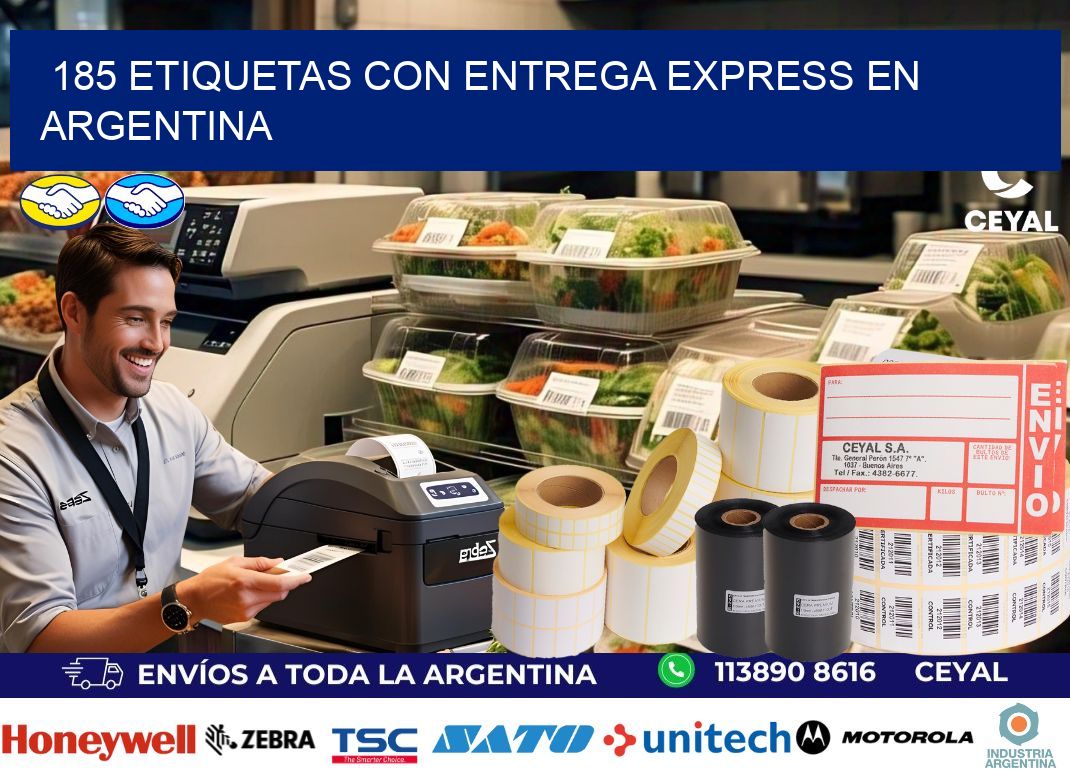 185 Etiquetas con entrega express en Argentina