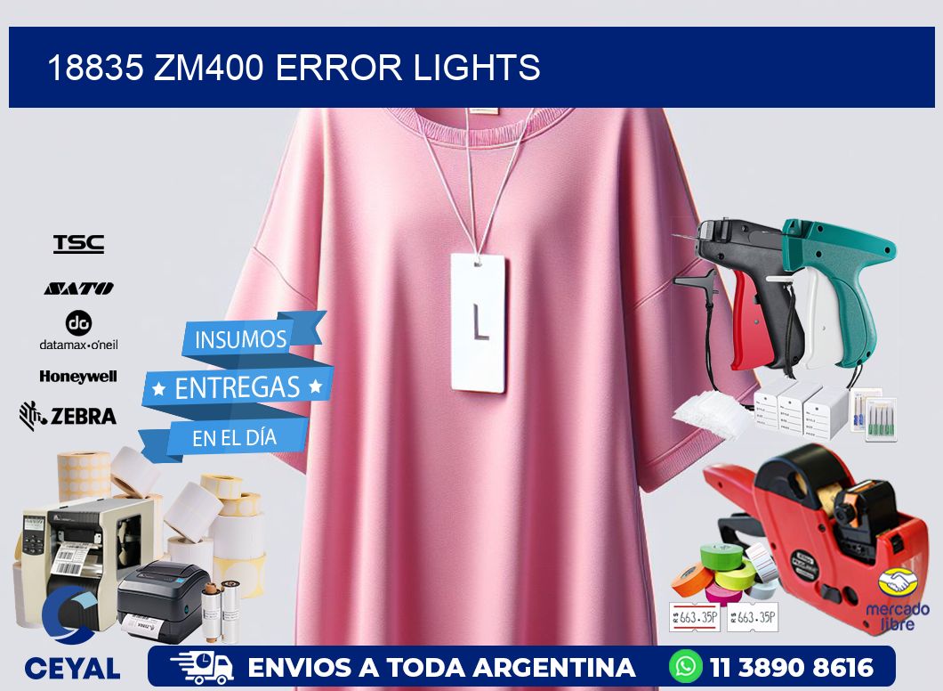 18835 ZM400 error lights