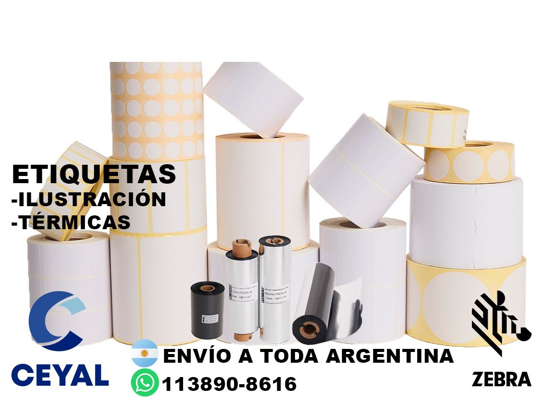 20 cajas de etiquetas 23 x 23