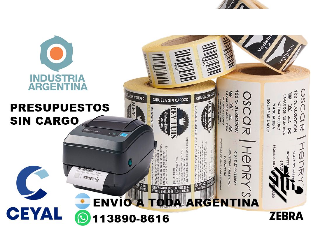 20 cajas de etiquetas 47 x 62