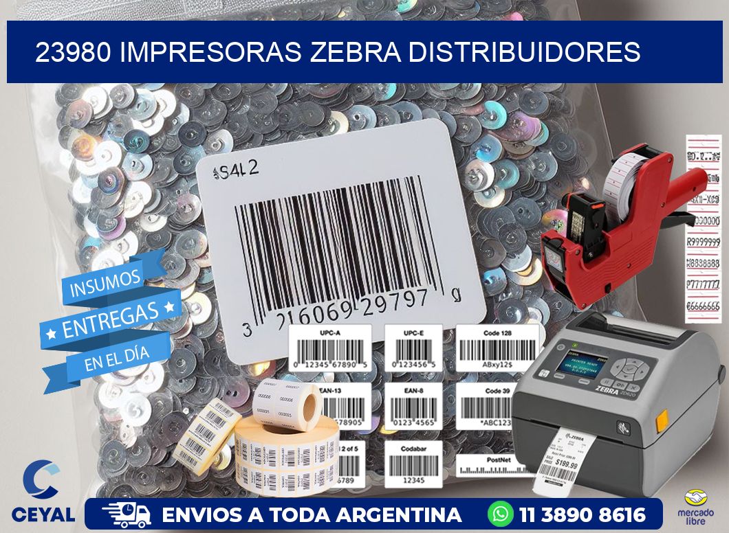 23980 impresoras Zebra distribuidores