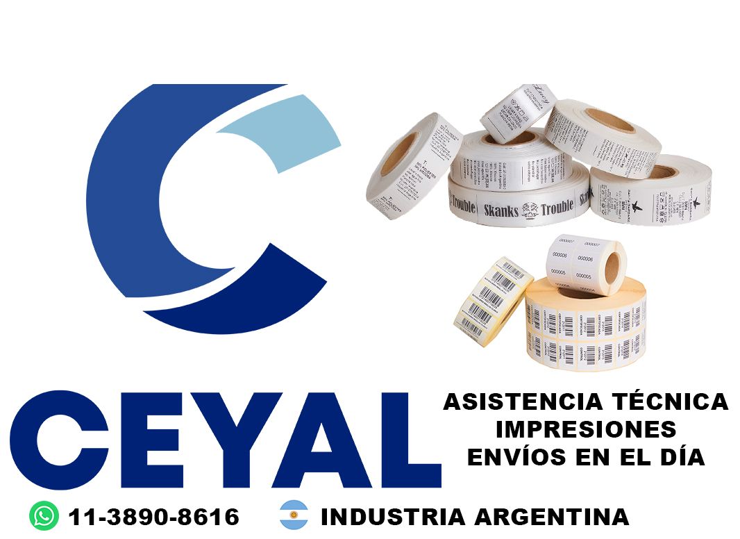 2440 Etiquetas adhesivas ean13 textil