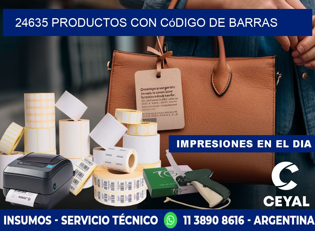 24635 Productos con código de barras