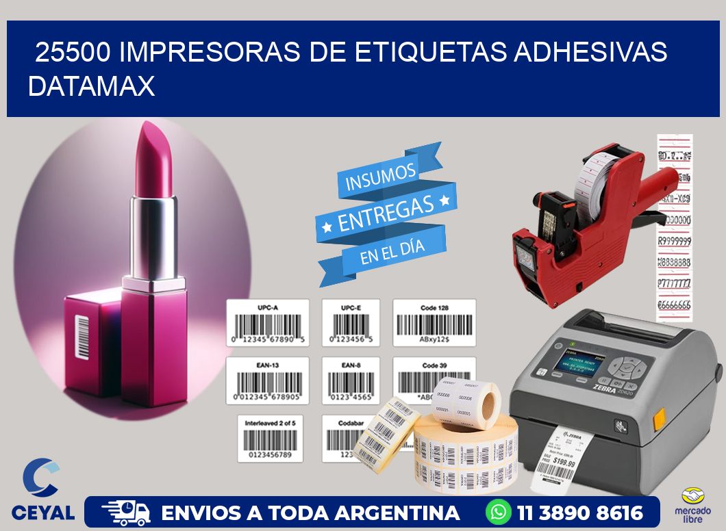 25500 impresoras de etiquetas adhesivas datamax
