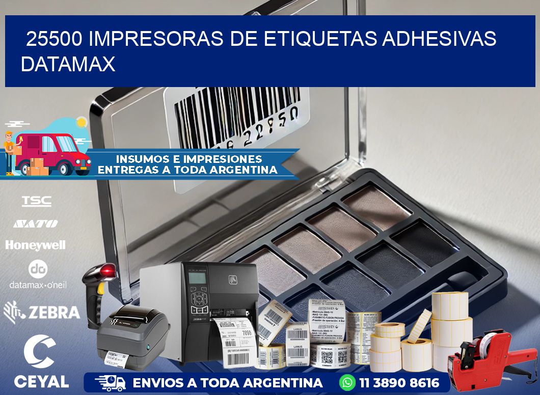 25500 impresoras de etiquetas adhesivas datamax