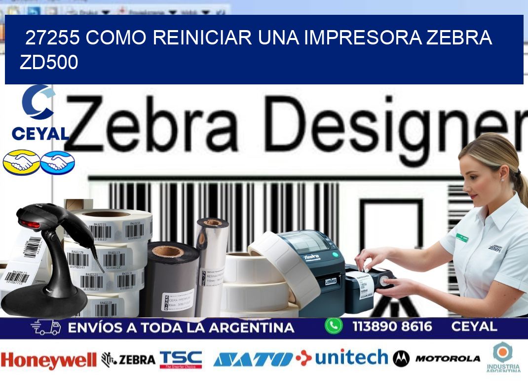 27255 Como reiniciar una impresora Zebra ZD500