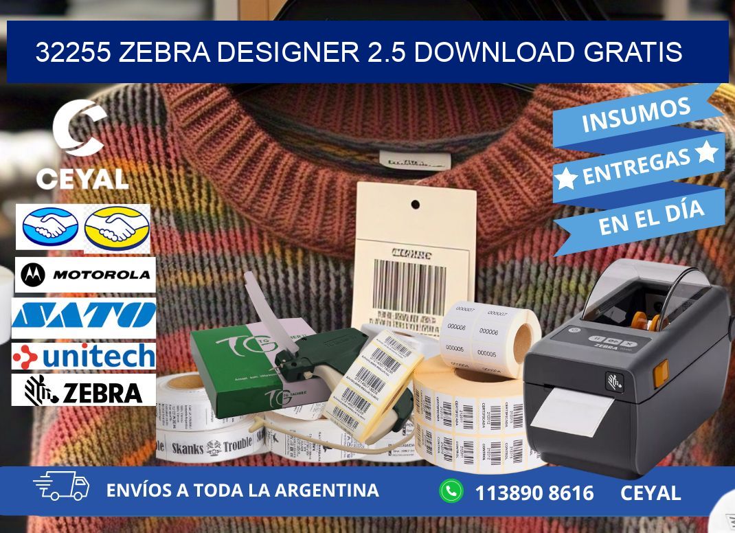 32255 Zebra designer 2.5 download gratis