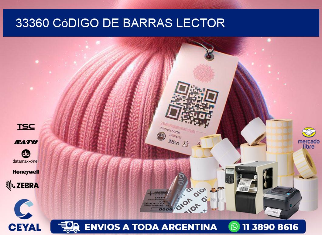33360 Código de barras lector