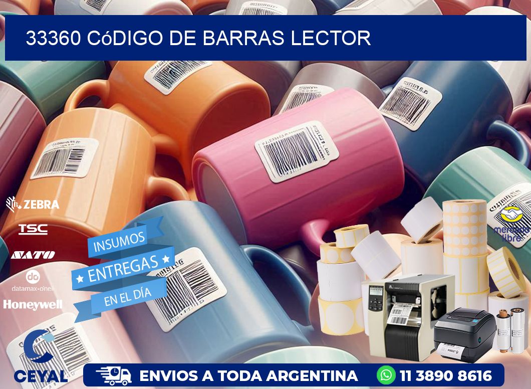 33360 Código de barras lector