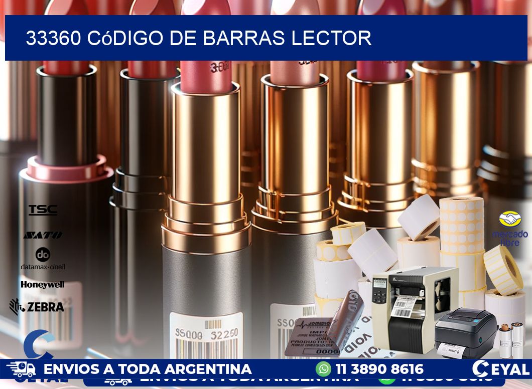 33360 Código de barras lector