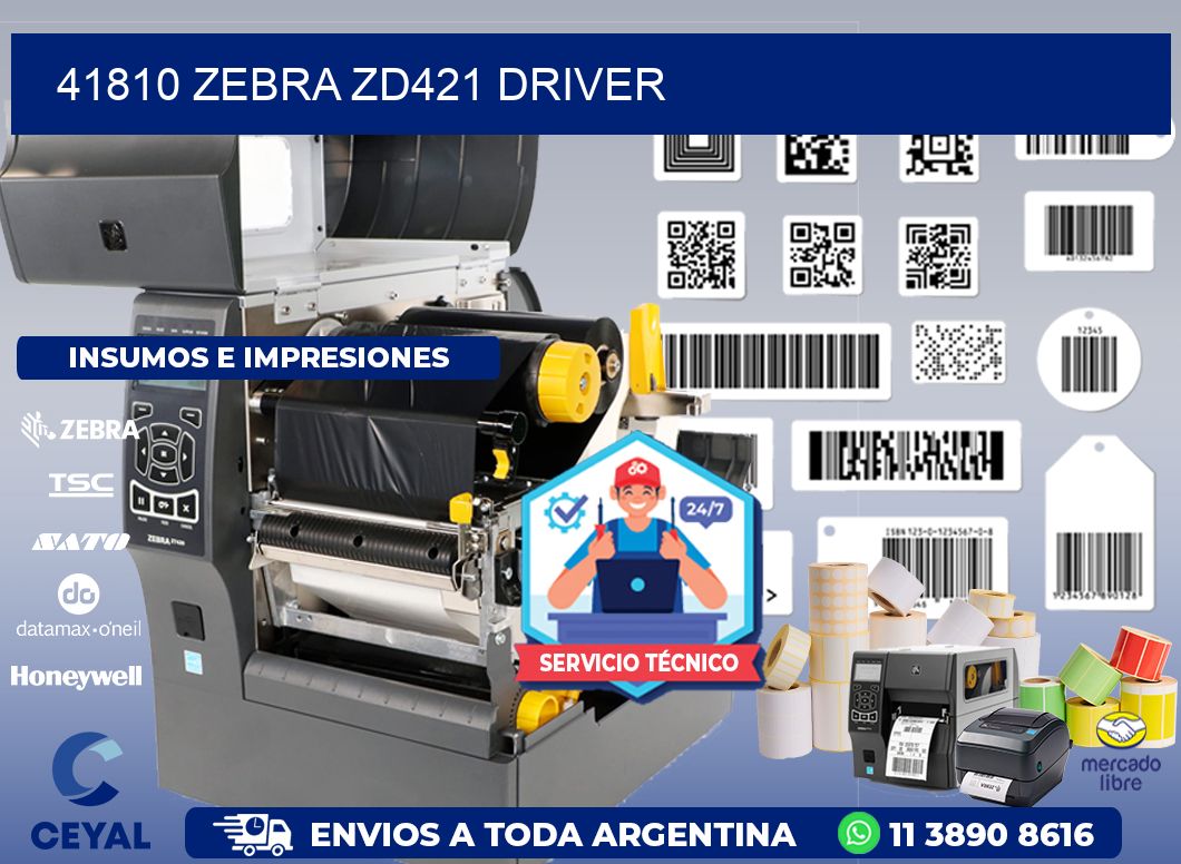 41810 Zebra ZD421 driver