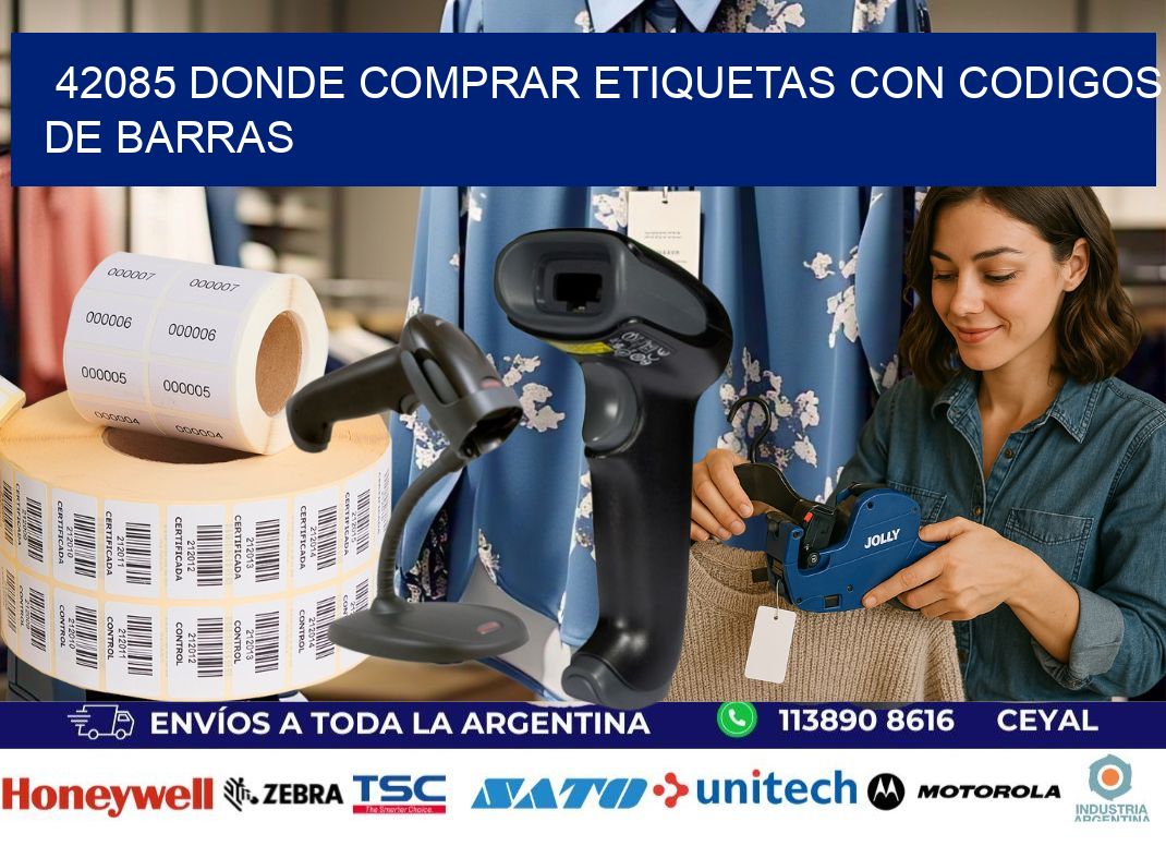 42085 Donde comprar etiquetas con codigos de barras