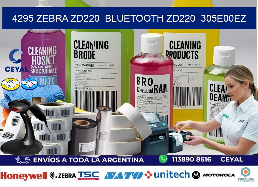 4295 Zebra ZD220  Bluetooth ZD220  305E00EZ