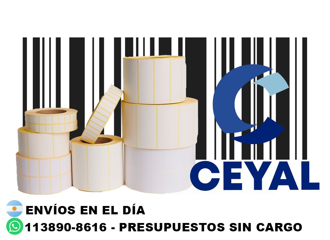 5 cajas de etiquetas 22 x 95