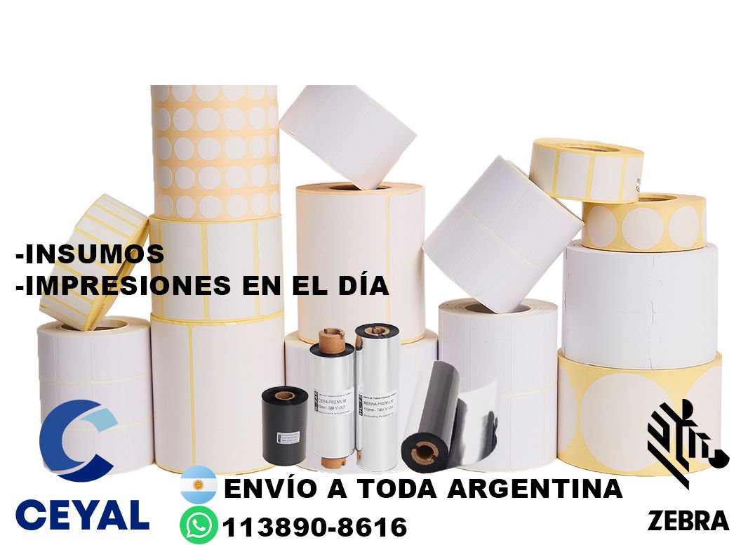 5 cajas de etiquetas 59 x 92