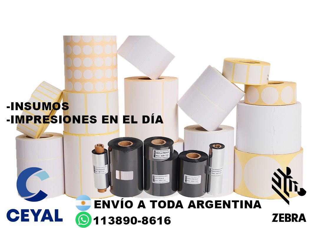 5 cajas de etiquetas 83 x 89