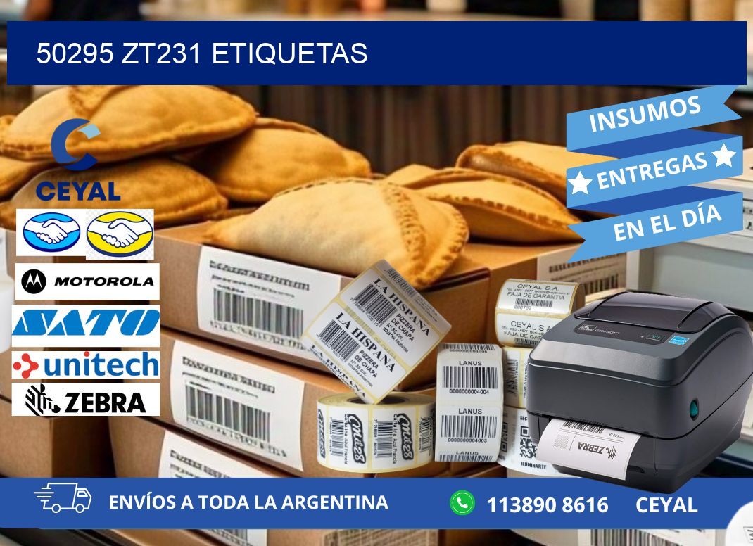 50295 ZT231 etiquetas