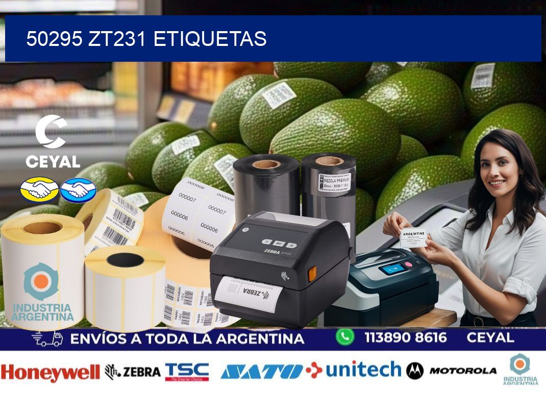 50295 ZT231 etiquetas