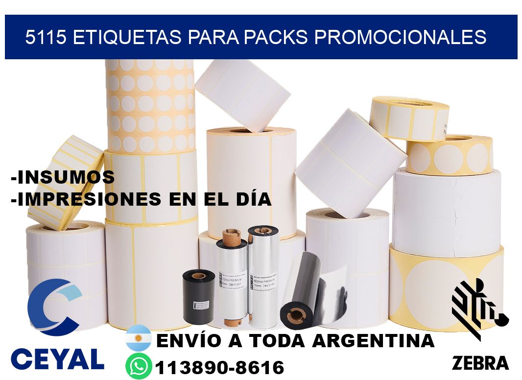 5115 Etiquetas para packs promocionales