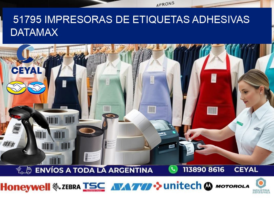 51795 impresoras de etiquetas adhesivas datamax