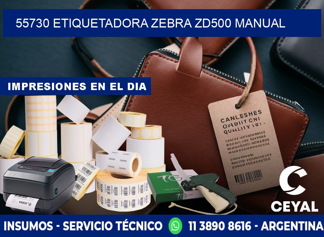 55730 Etiquetadora Zebra ZD500 manual