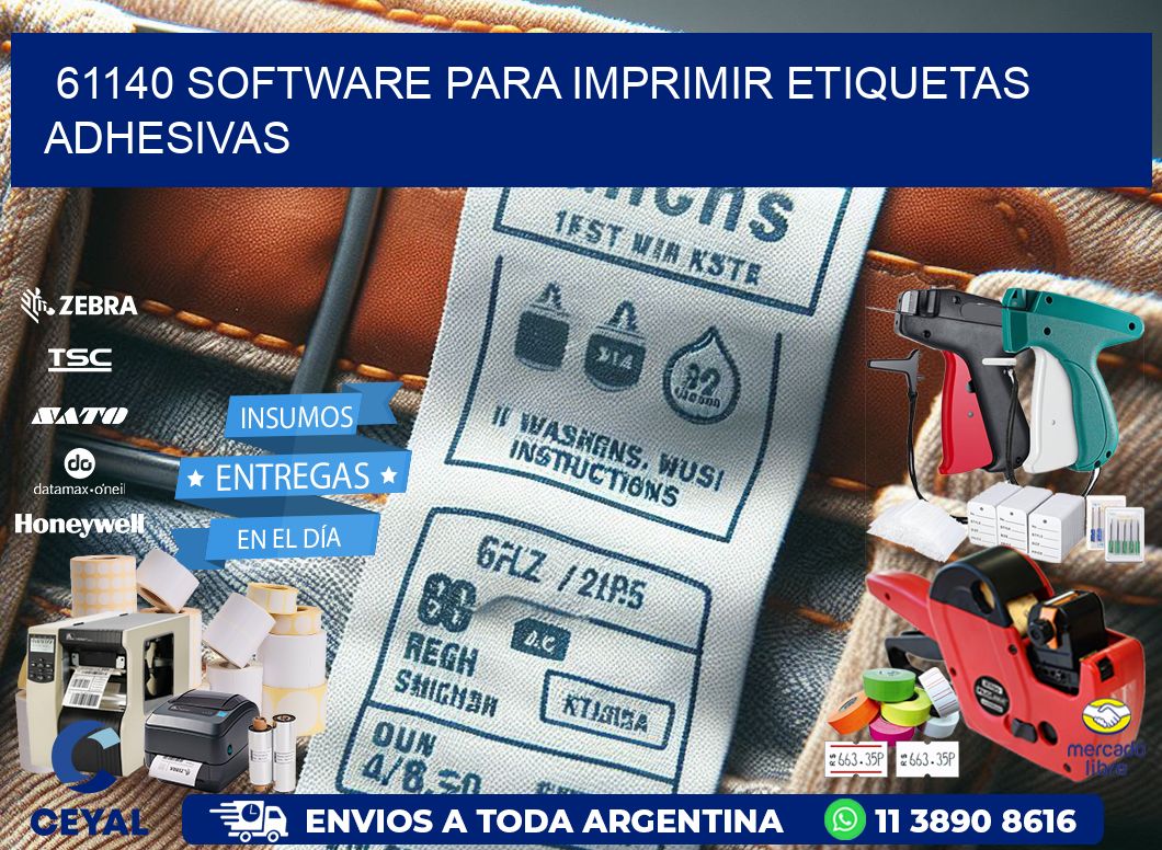 61140 software para imprimir etiquetas adhesivas
