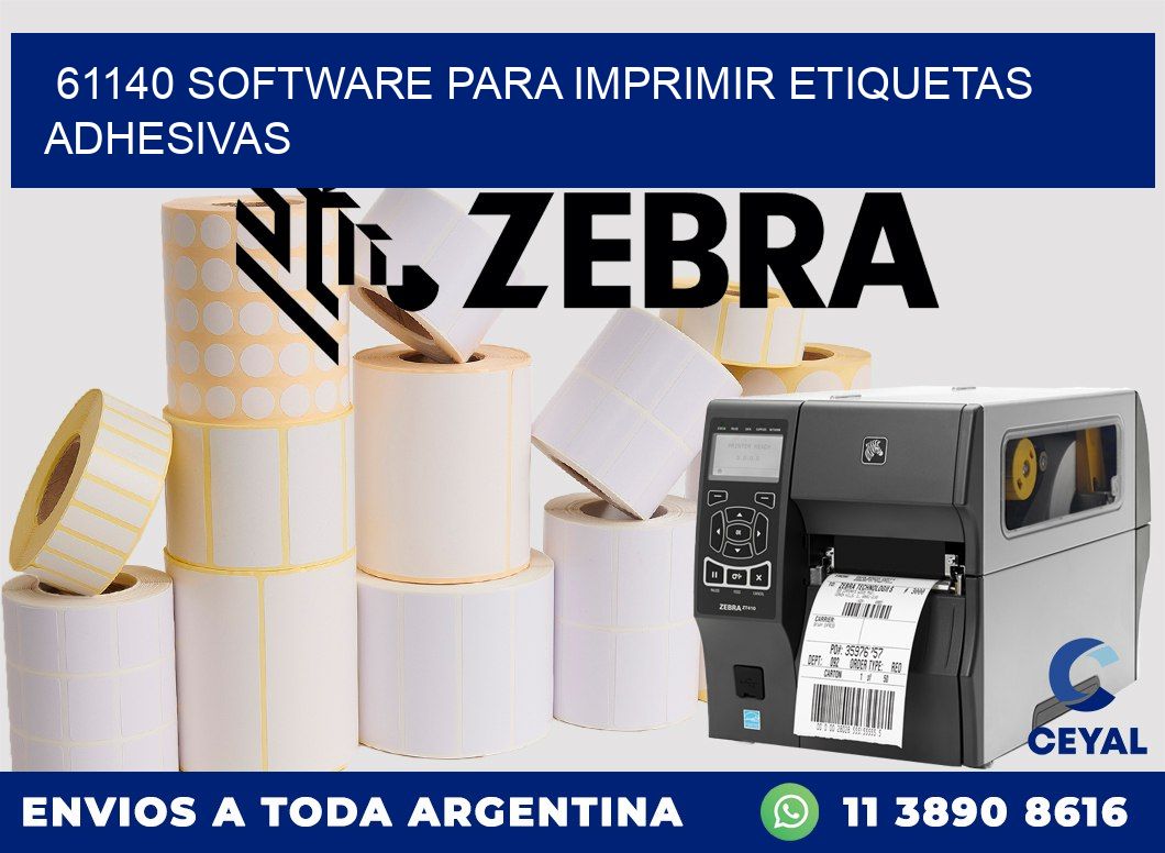 61140 software para imprimir etiquetas adhesivas