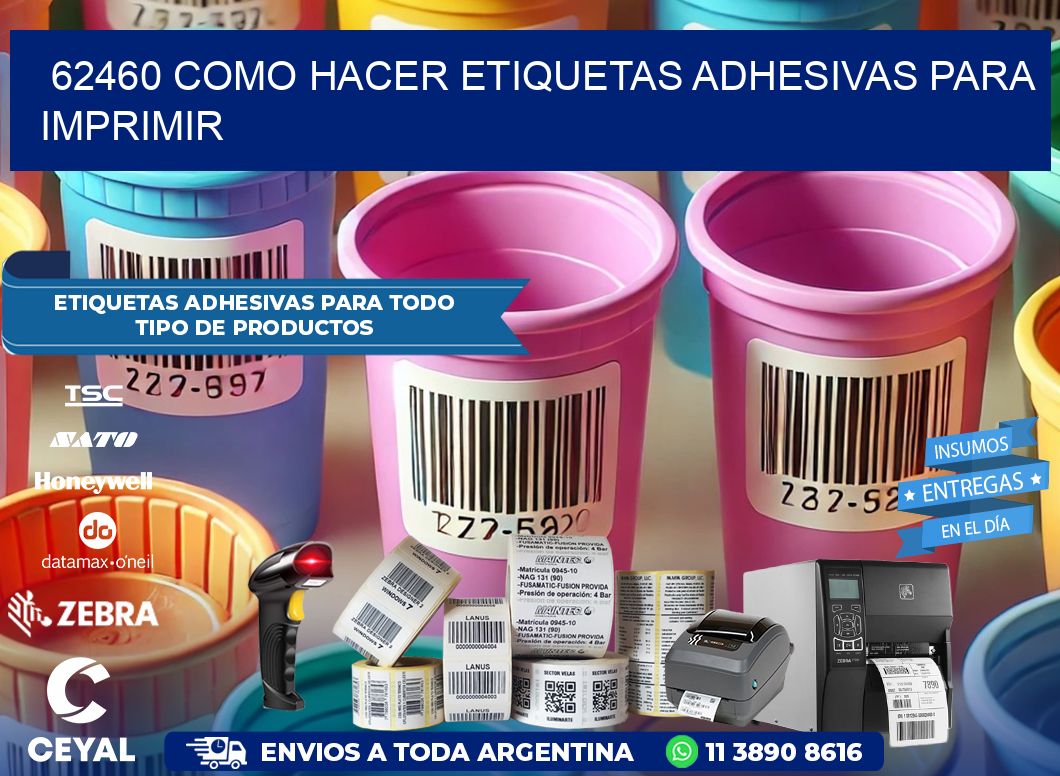 62460 Como hacer etiquetas adhesivas para imprimir