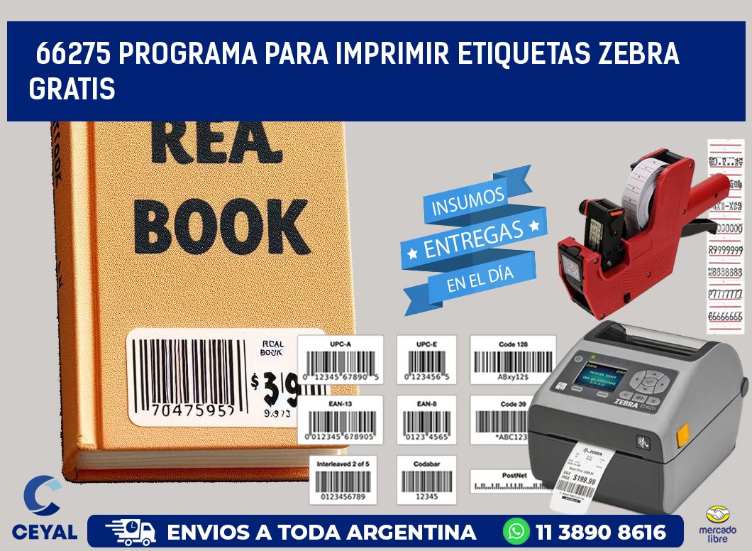 66275 Programa para imprimir etiquetas Zebra gratis
