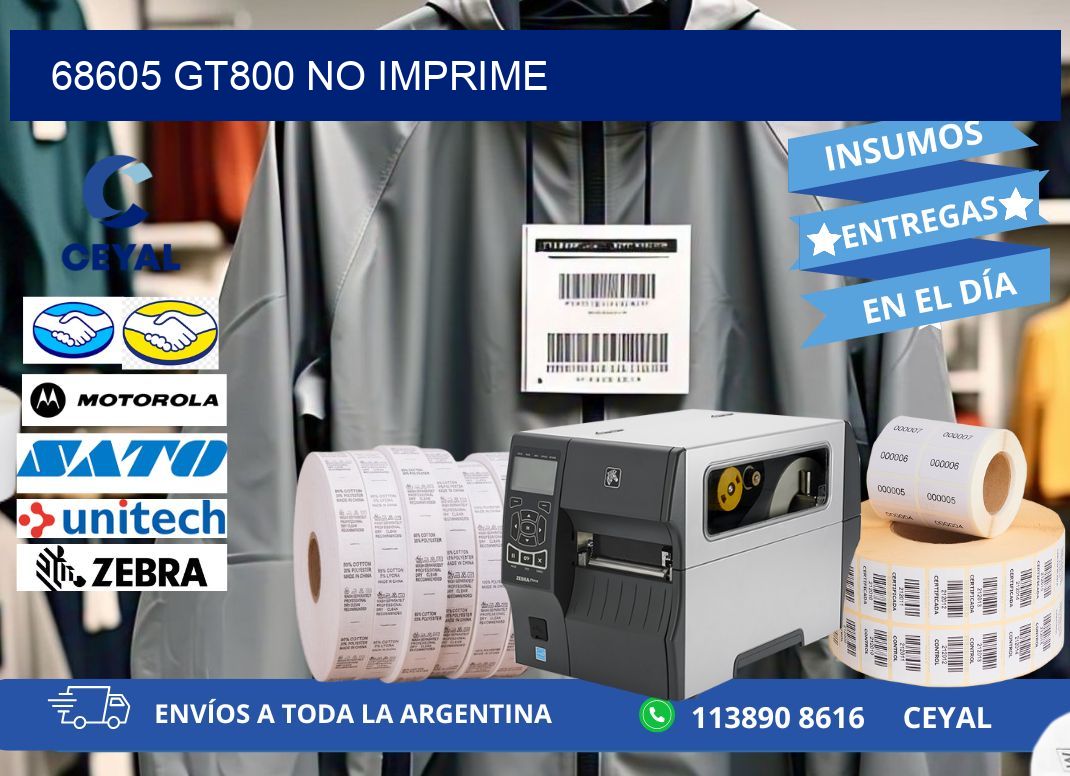 68605 GT800 no imprime